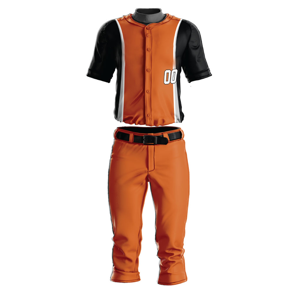 High Quality Microfiber Two Side Printed baseball uniform 