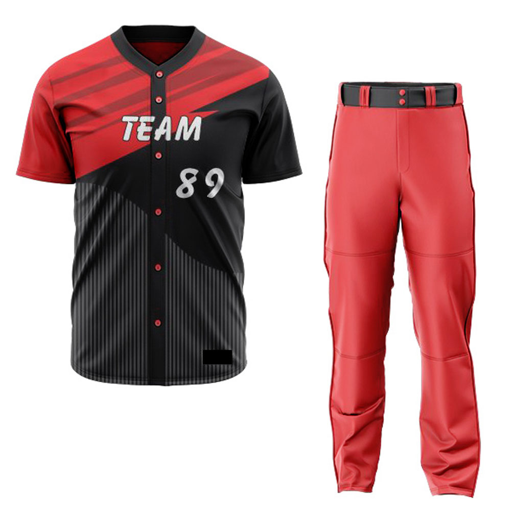 Customized dropship custom logo design fashion printing baseball jersey softball wear