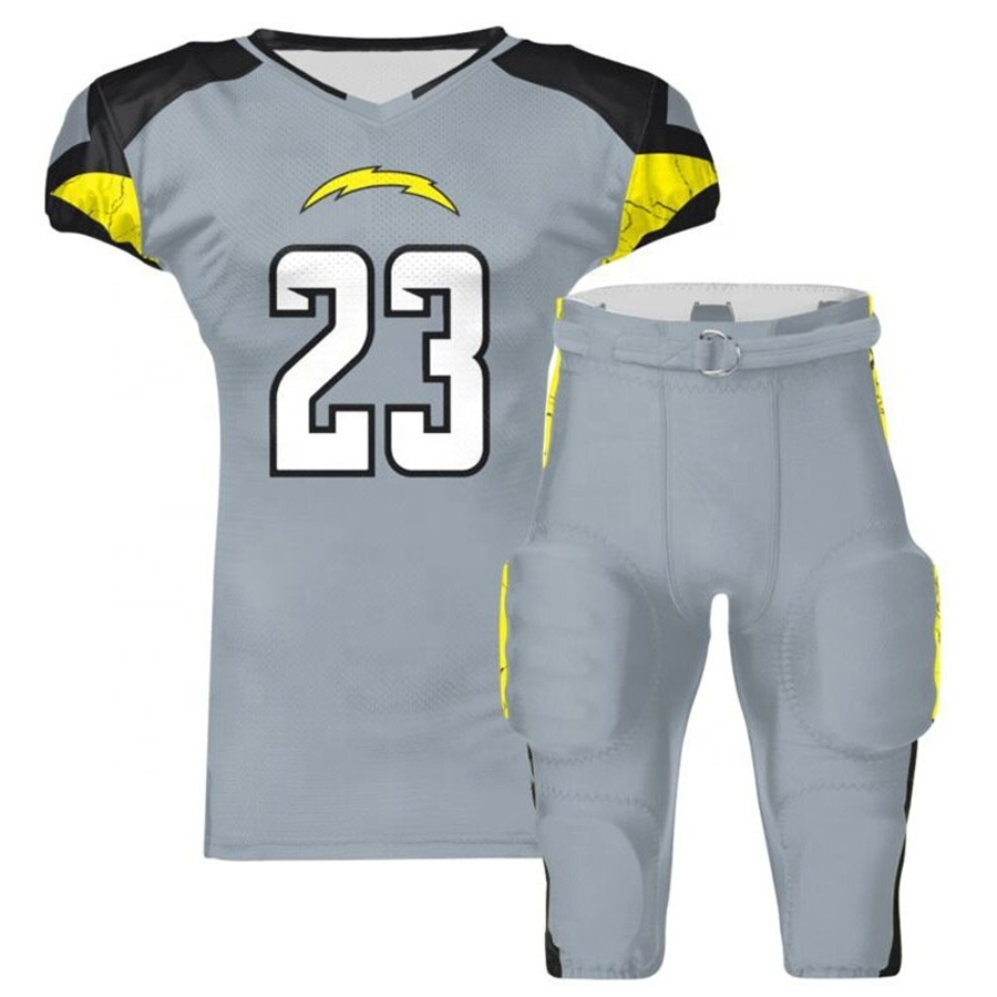 Wholesale youth custom tackle twill football jersey