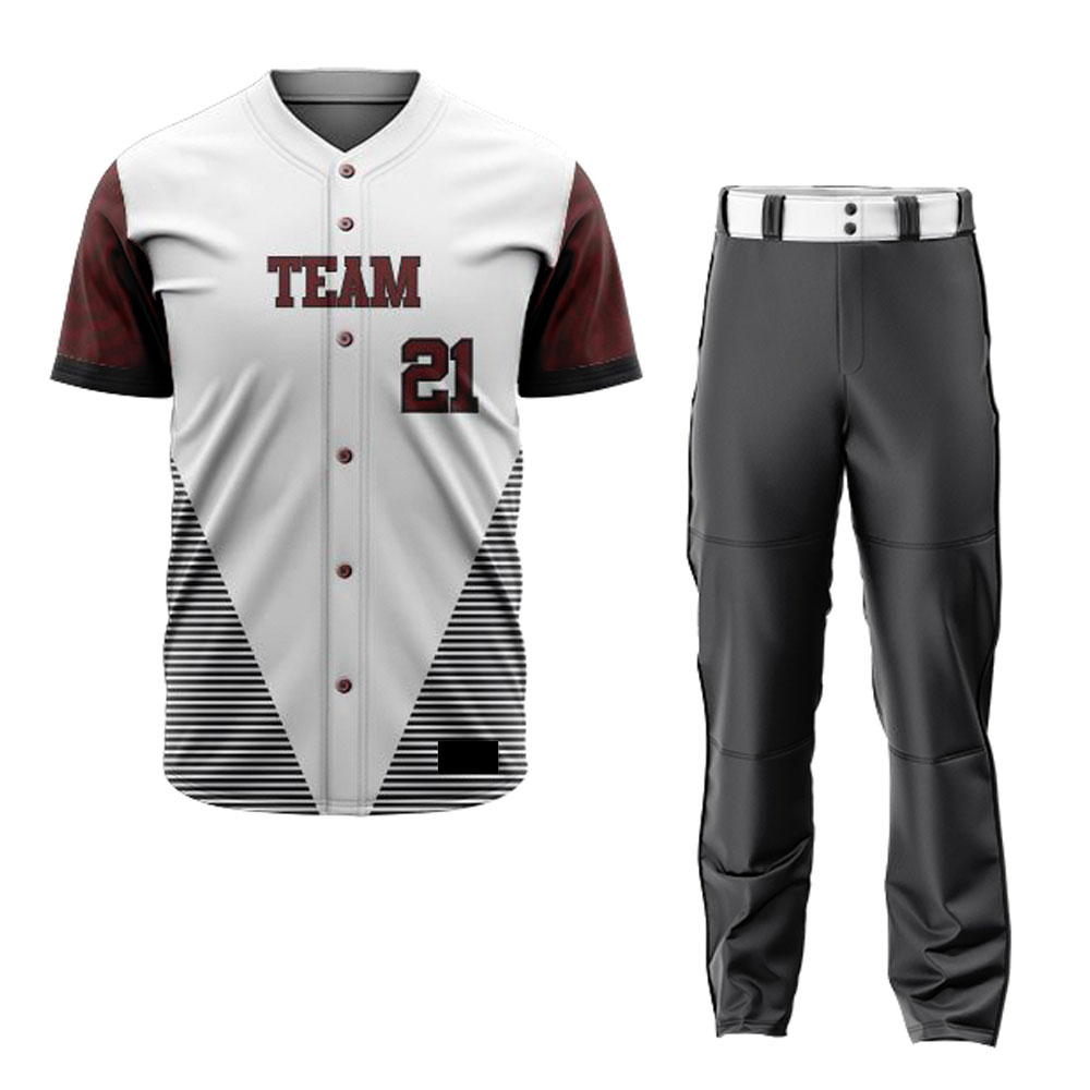 Custom 3D Printing Sports Pullover baseball jersey Softball wear
